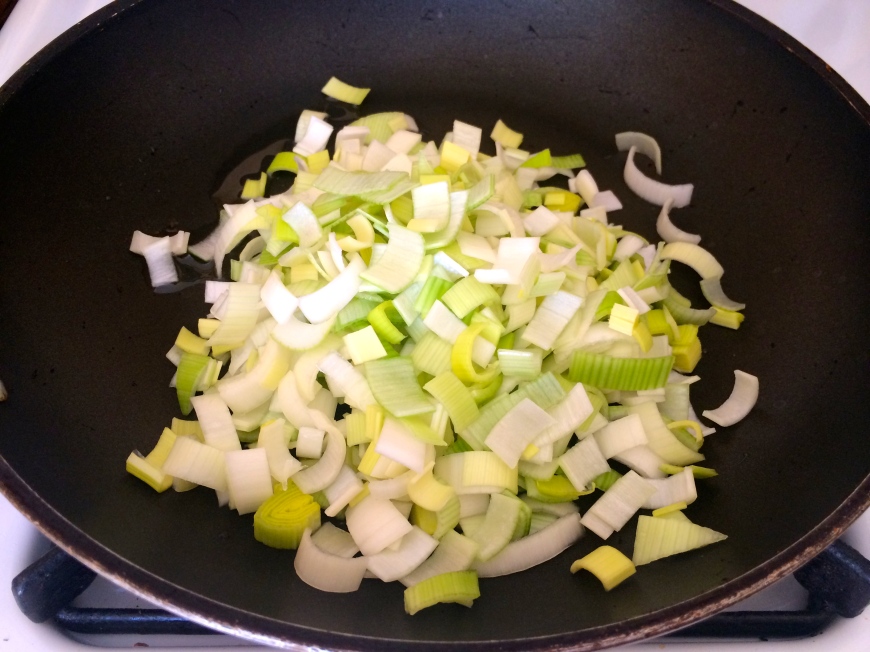 Fry on medium to medium/low. You don't want to leek to brown!!!